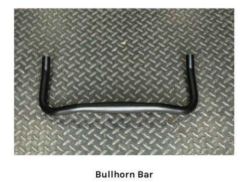 Bull horn bar  black